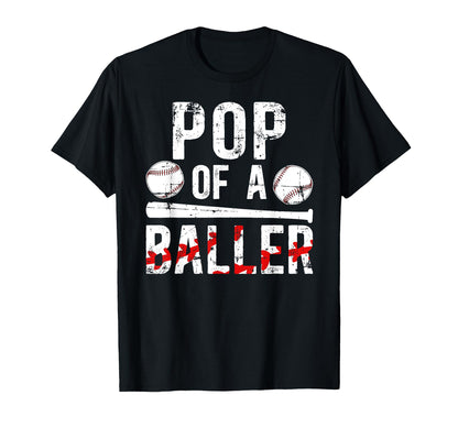 Pop Baller Baseball Pop Baseball T-Shirt - Novelty Apparel for Adults - T-Shirt, Sweatshirt, Hoodie