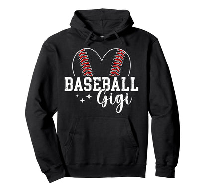 Baseball Gigi Grandma Proud Gigi Baseball Hoodie - Novelty Apparel Unisex - T-Shirt, Sweatshirt, Hoodie