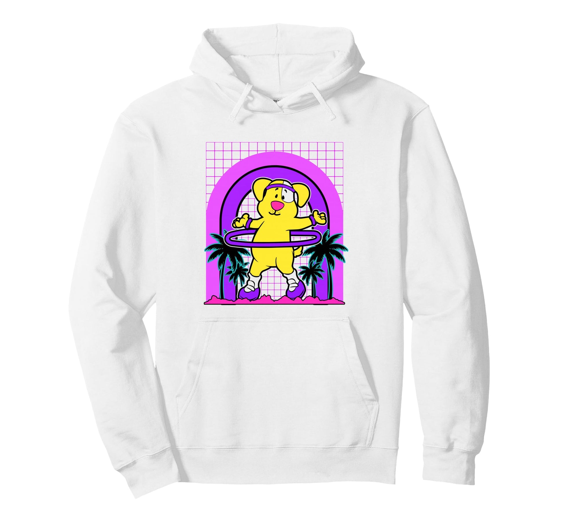 Aesthetic Vaporwave Outfits Dog Vaporwave Hoodie - Trendy Graphic Unisex - T-Shirt, Sweatshirt, Hoodie
