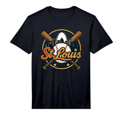 St Louis Baseball Fan St Louis T-Shirt - Minimalist Print Men Women - T-Shirt, Sweatshirt, Hoodie