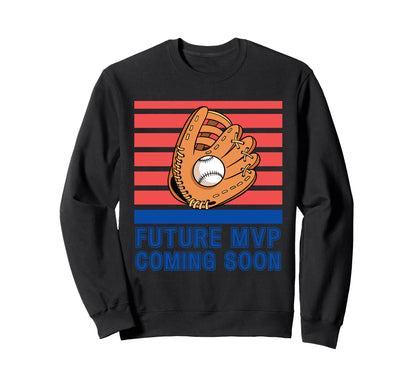Baseball Announcement Pregnancy Sweatshirt - Minimalist Print for Adults - T-Shirt, Sweatshirt, Hoodie