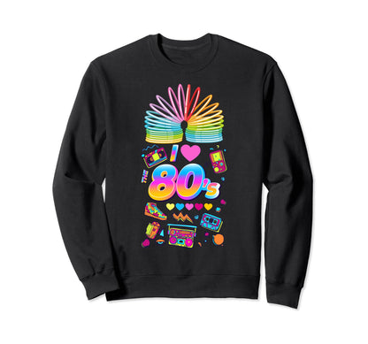 Rainbow Spiral Spring Toy Back To Sweatshirt - Unique Graphic for Adults - T-Shirt, Sweatshirt, Hoodie