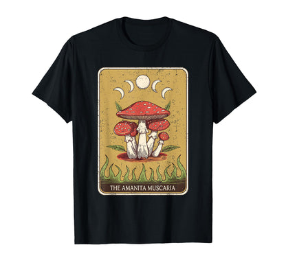 Fairycore Mushroom Amanita Muscaria T-Shirt - Novelty Apparel for Adults - T-Shirt, Sweatshirt, Hoodie