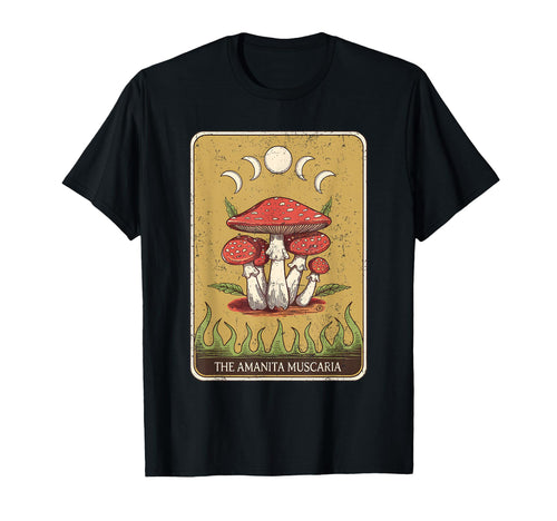 Fairycore Mushroom Amanita Muscaria T-Shirt - Novelty Apparel for Adults - T-Shirt, Sweatshirt, Hoodie