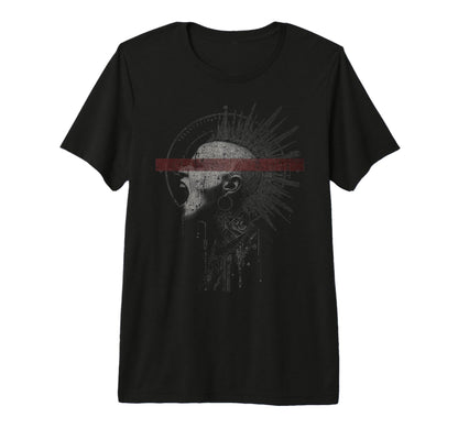 Gothic Punk Dark Y2K Streetwear Tri T-Shirt - Custom Art Print Men Women - T-Shirt, Sweatshirt, Hoodie