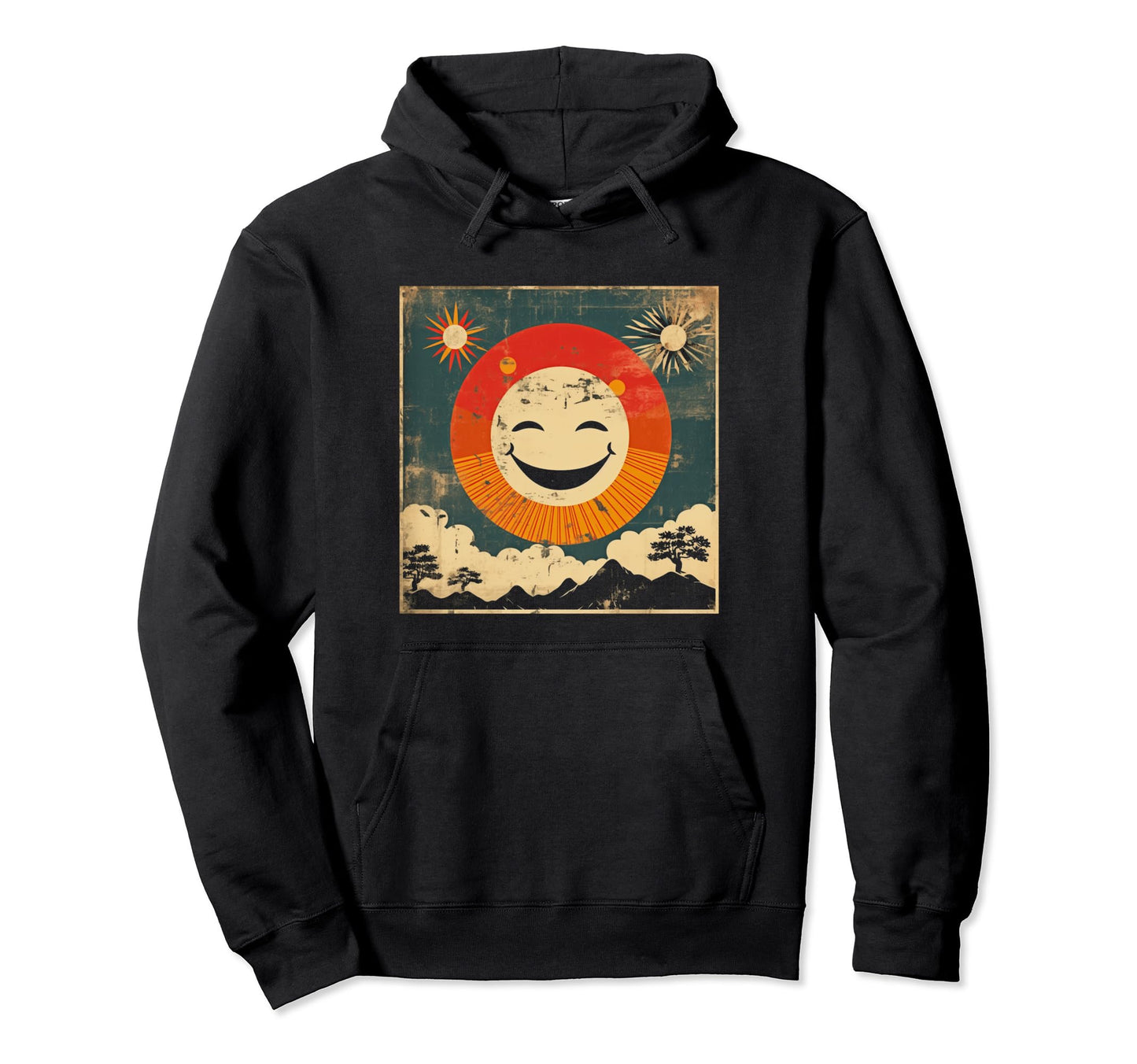 Sun Boho Groovy Sunshine Grunge 52 Hoodie - Trendy Graphic for Adults - T-Shirt, Sweatshirt, Hoodie
