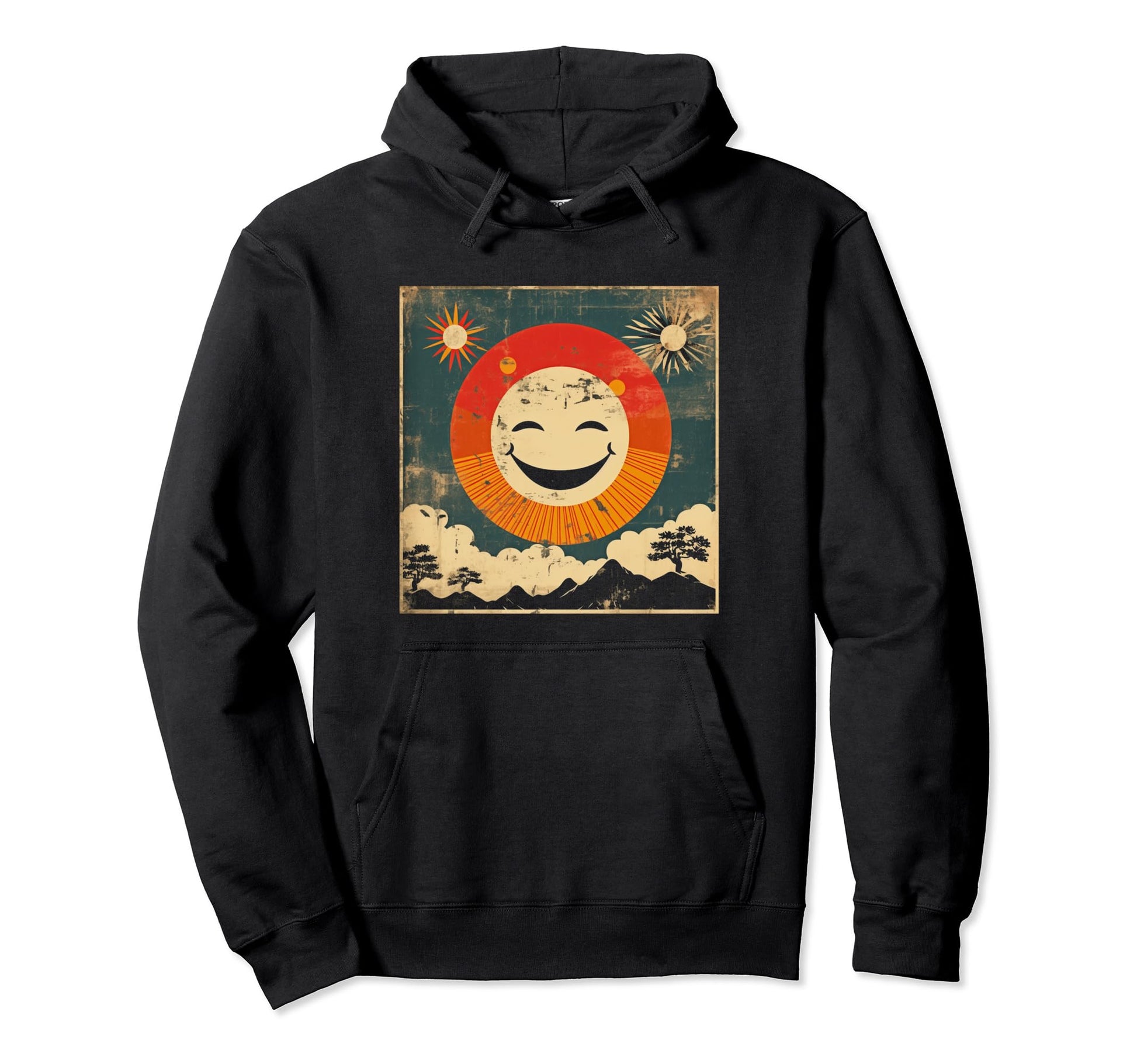 Sun Boho Groovy Sunshine Grunge 52 Hoodie - Trendy Graphic for Adults - T-Shirt, Sweatshirt, Hoodie