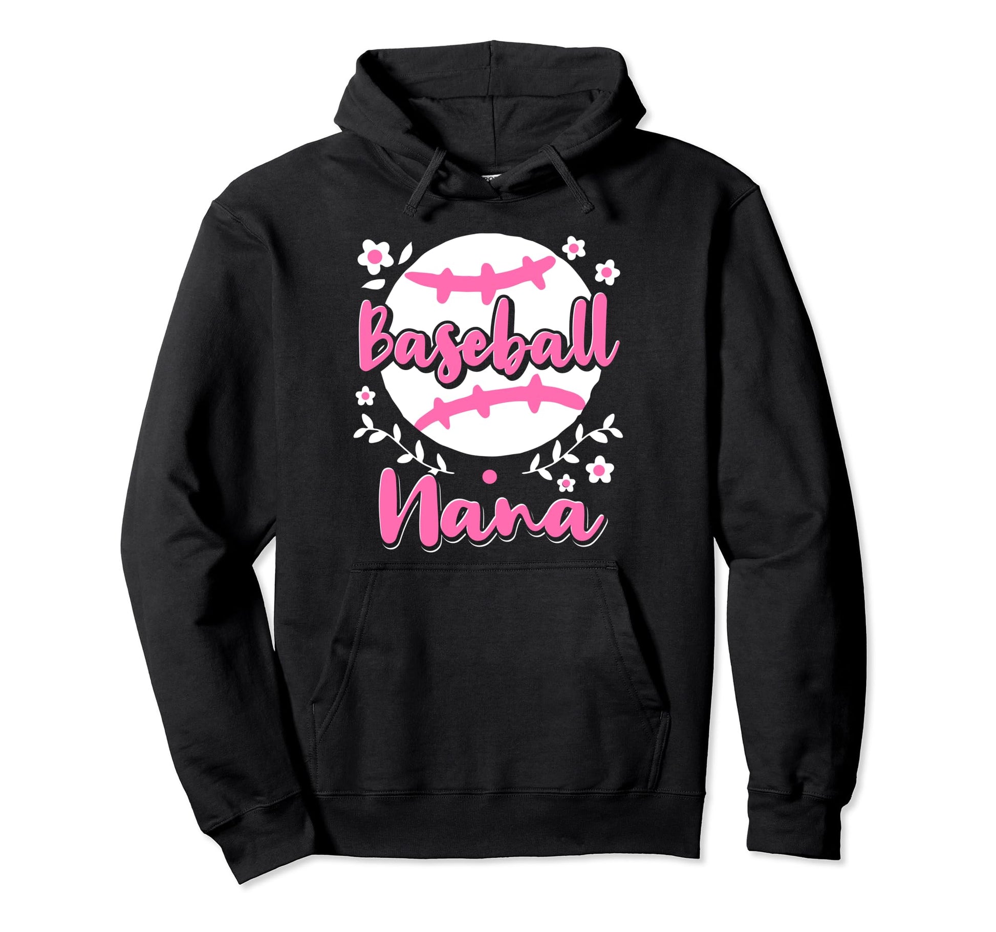 Baseball Nana Baseball Grandma Hoodie - Minimalist Print Men Women - T-Shirt, Sweatshirt, Hoodie
