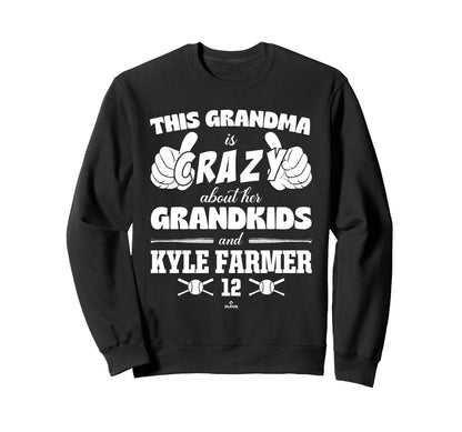 Grandma Crazy Kyle Farmer Minnesota Sweatshirt - Graphic Print Men Women - T-Shirt, Sweatshirt, Hoodie