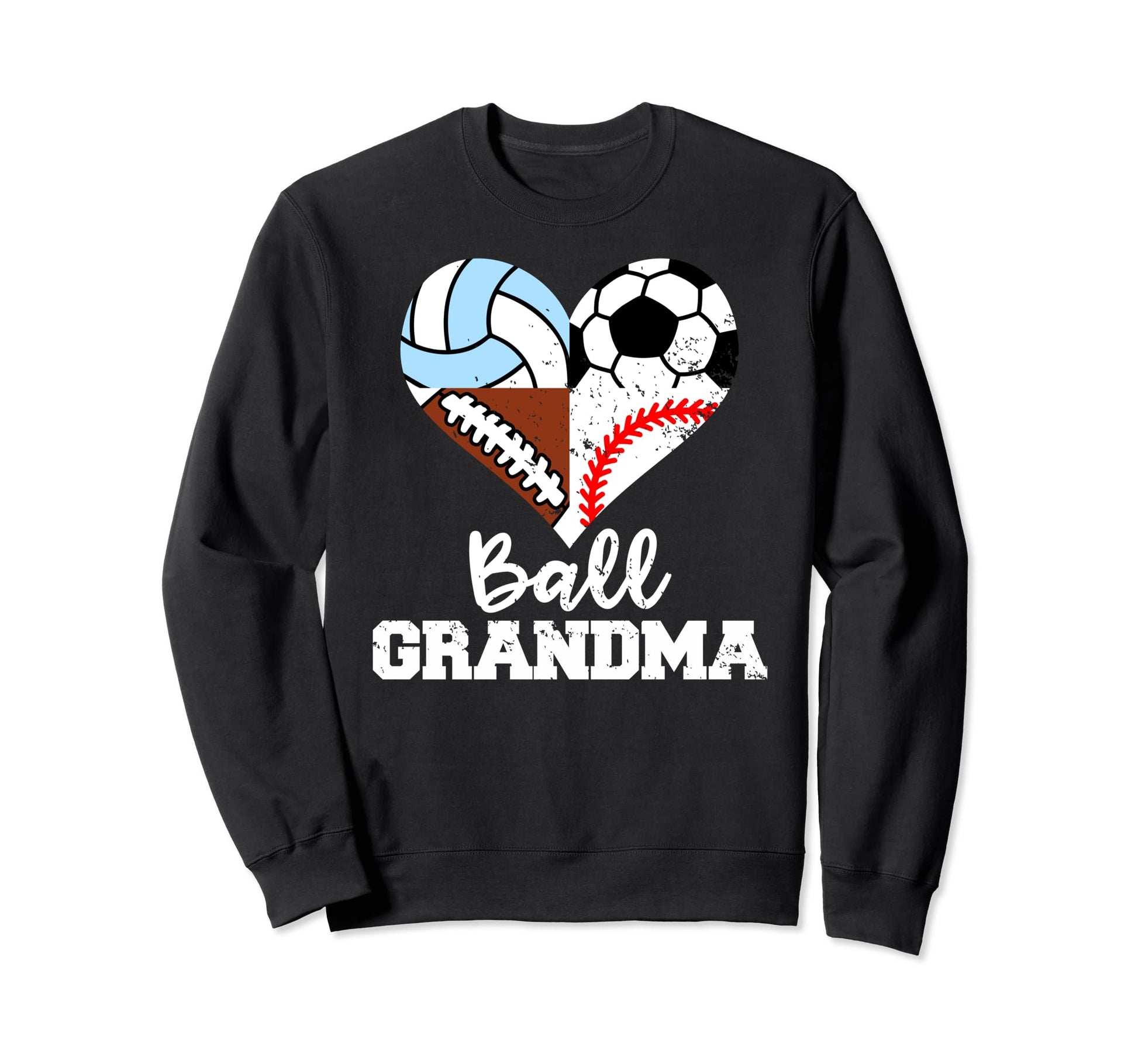 Ball Grandma Funny Soccer Football Sweatshirt - Unique Graphic for Adults - T-Shirt, Sweatshirt, Hoodie