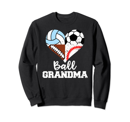 Ball Grandma Funny Soccer Football Sweatshirt - Unique Graphic for Adults - T-Shirt, Sweatshirt, Hoodie