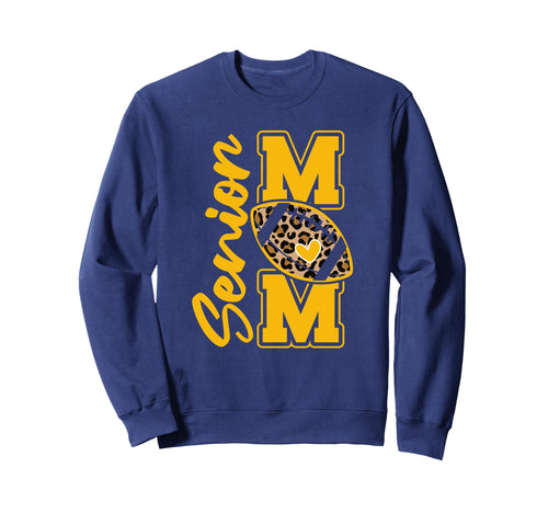 Leopard Navy Blue And Yellow High Sweatshirt - Unique Graphic Men Women - T-Shirt, Sweatshirt, Hoodie
