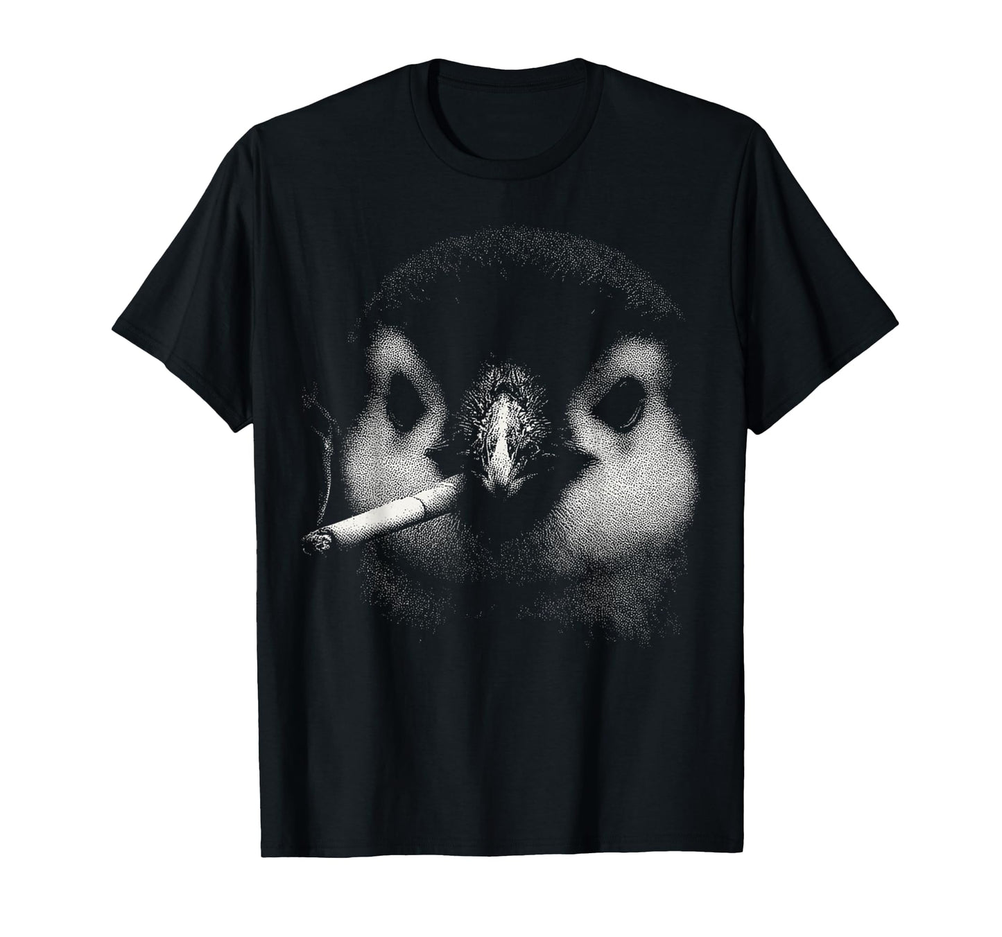 Bad Penguin Smoking Cigarette Meme Funny T-Shirt - Graphic Print Men Women - T-Shirt, Sweatshirt, Hoodie