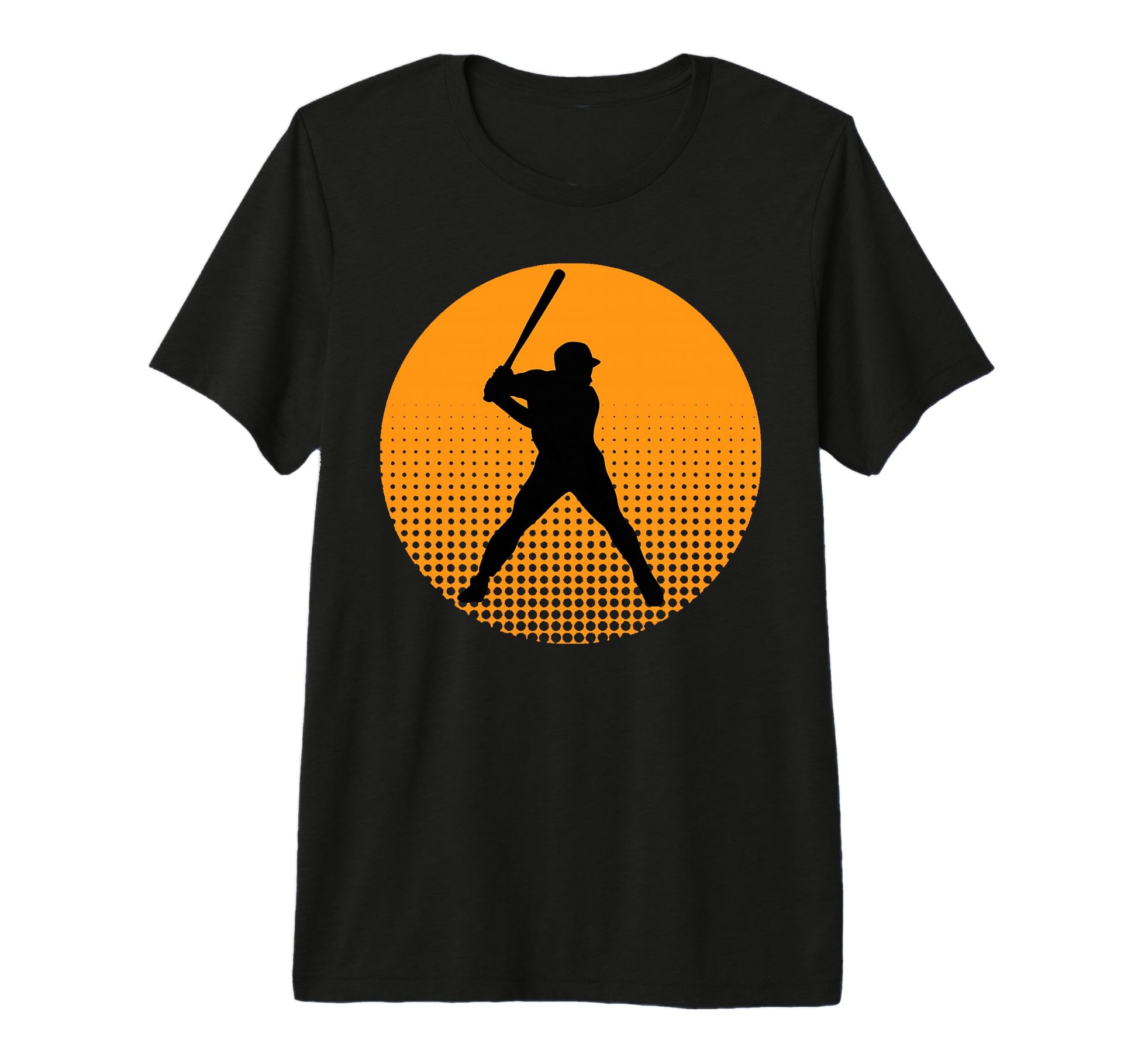 Sunset Baseball Lover Gift Present Tri T-Shirt - Trendy Graphic Unisex - T-Shirt, Sweatshirt, Hoodie