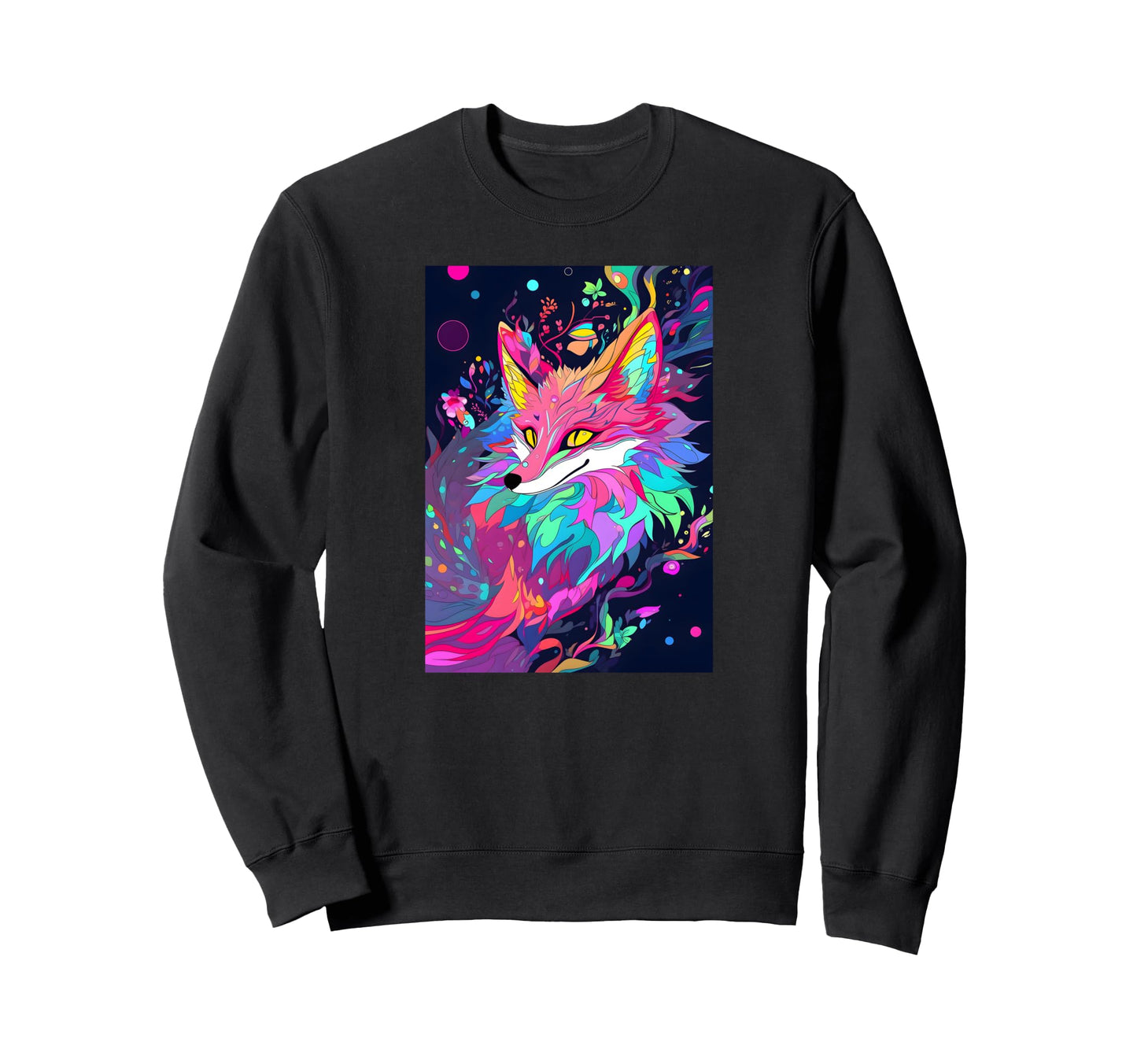 Fairytale Fox Rainbow Magical Sweatshirt - Novelty Apparel Men Women - T-Shirt, Sweatshirt, Hoodie