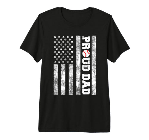 Mens Proud Dad American Distressed Flag T-Shirt - Trendy Graphic Unisex - T-Shirt, Sweatshirt, Hoodie
