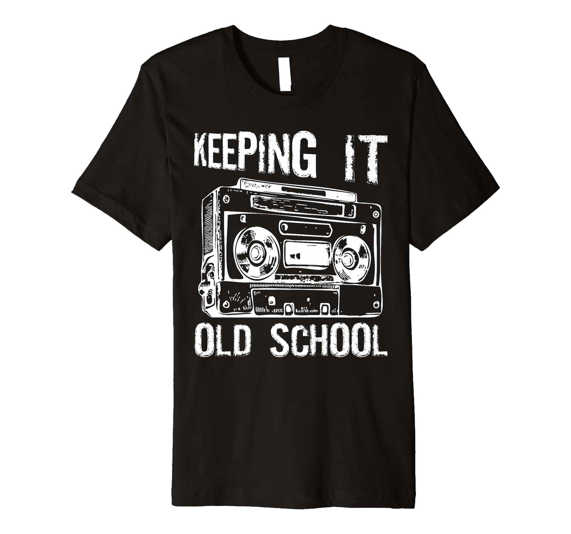 Keeping It Old School 80S 90S Music T-Shirt - Custom Art Print Unisex - T-Shirt, Sweatshirt, Hoodie