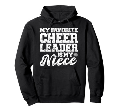 Cheer Uncle Cheerleader Uncle Hoodie - Unique Graphic Men Women - T-Shirt, Sweatshirt, Hoodie