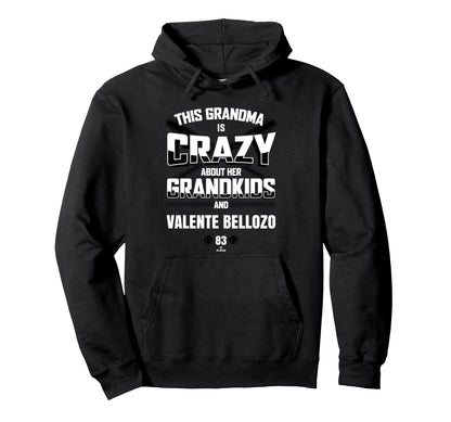 Grandma Crazy Valente Bellozo Miami Hoodie - Aesthetic Graphic Men Women - T-Shirt, Sweatshirt, Hoodie