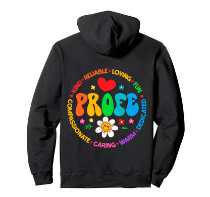 Maestra Rainbow Regalos Maestra Hoodie - Streetwear Style for Adults - T-Shirt, Sweatshirt, Hoodie