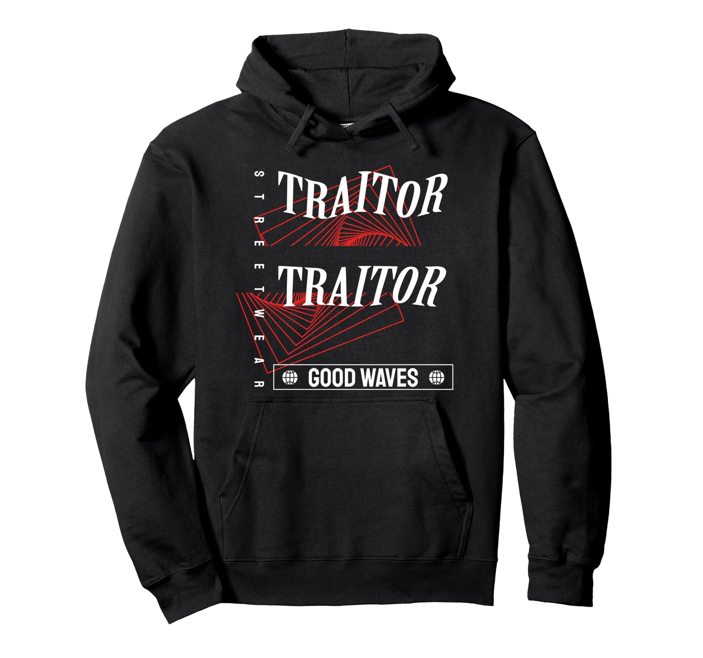 Traitor Aesthetic Edgy Streetwear Hoodie - Graphic Print for Adults - T-Shirt, Sweatshirt, Hoodie