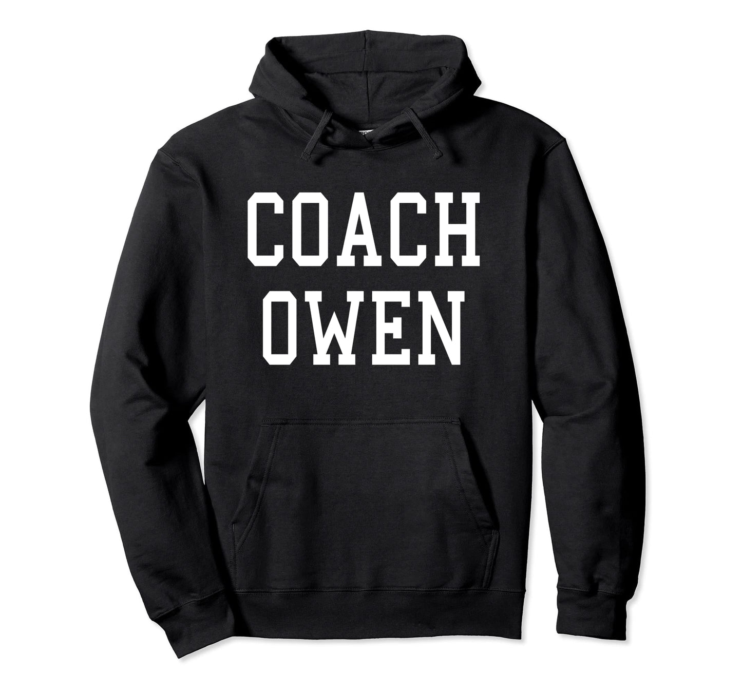 Coach Owen Custom Football Soccer Hoodie - Minimalist Print Men Women - T-Shirt, Sweatshirt, Hoodie