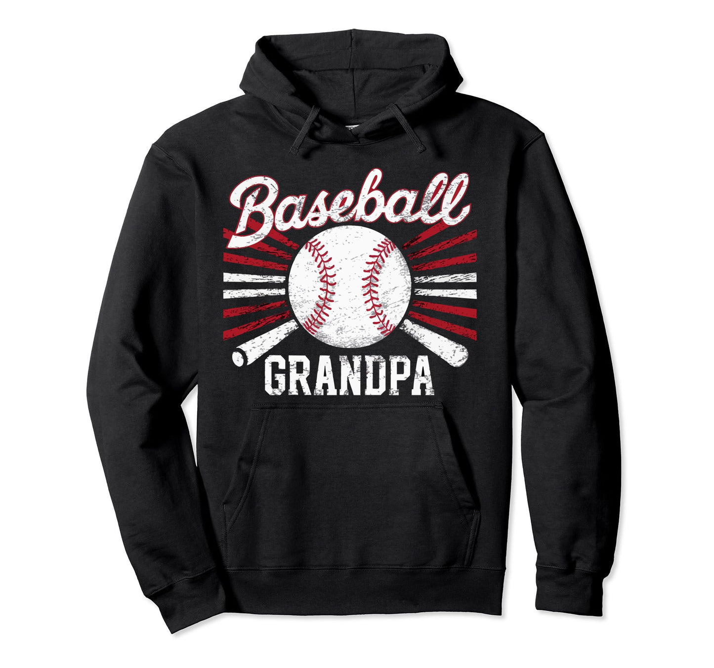 Baseball Grandpa Grandfather Hoodie - Casual Everyday Wear Men Women - T-Shirt, Sweatshirt, Hoodie