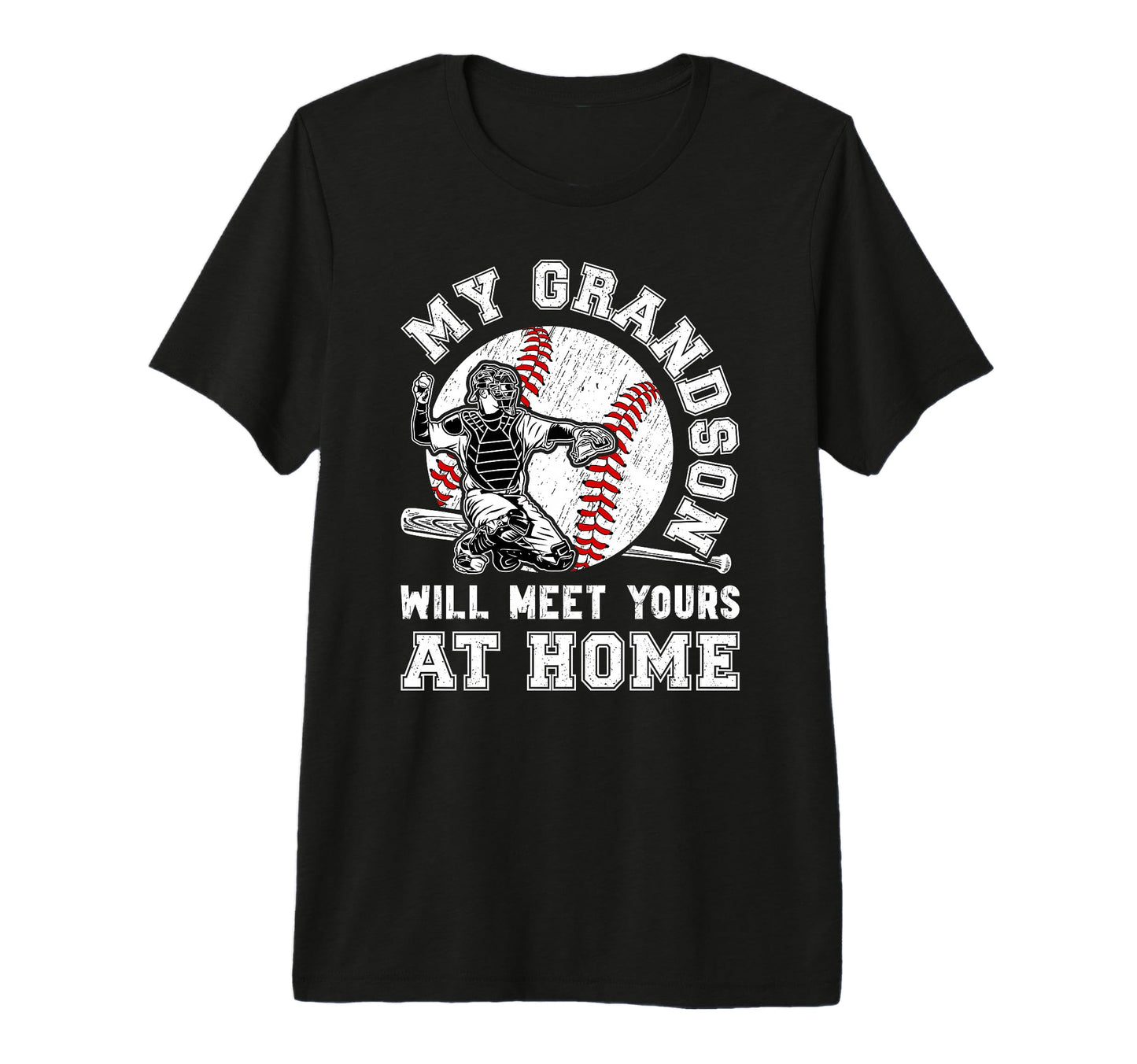 Home Baseball Catcher Nana Baseball T-Shirt - Trendy Graphic Unisex - T-Shirt, Sweatshirt, Hoodie