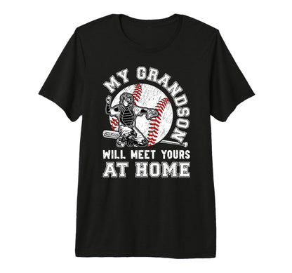 Home Baseball Catcher Nana Baseball T-Shirt - Trendy Graphic Unisex - T-Shirt, Sweatshirt, Hoodie