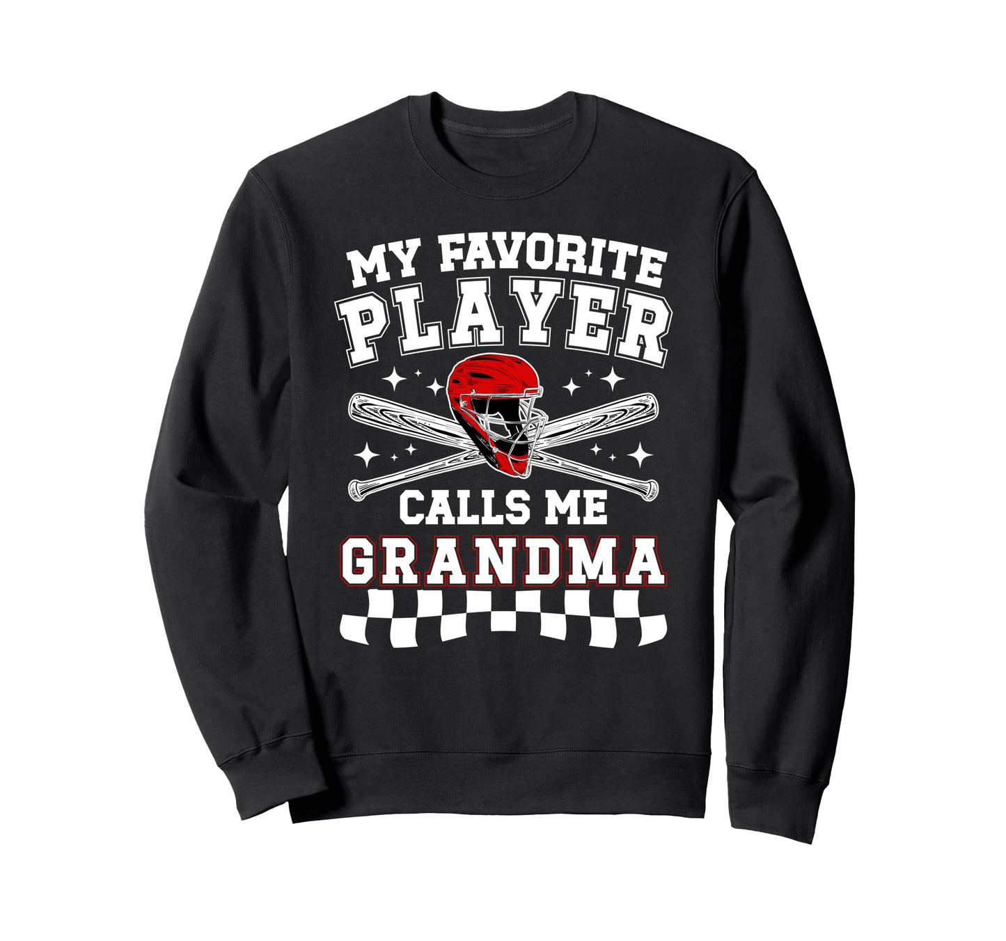 Proud Baseball Grandma Baseball Sweatshirt - Streetwear Style for Adults - T-Shirt, Sweatshirt, Hoodie