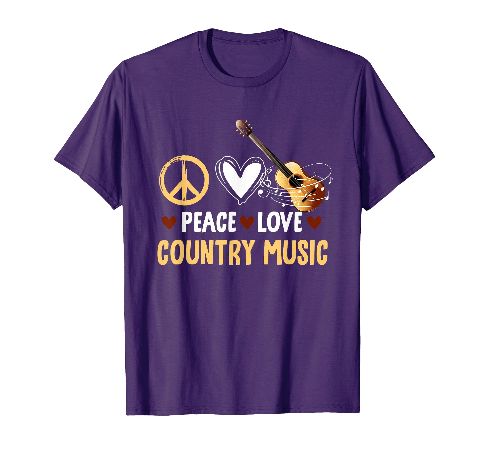 Funny Western Peace Love Country Music T-Shirt - Fun Novelty Design Unisex - T-Shirt, Sweatshirt, Hoodie