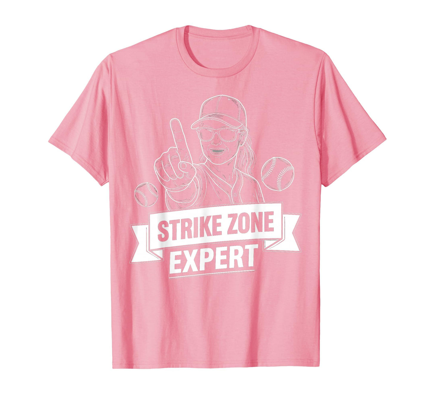 Strike Zone Expert Baseball Mom T-Shirt - Graphic Print Unisex - T-Shirt, Sweatshirt, Hoodie