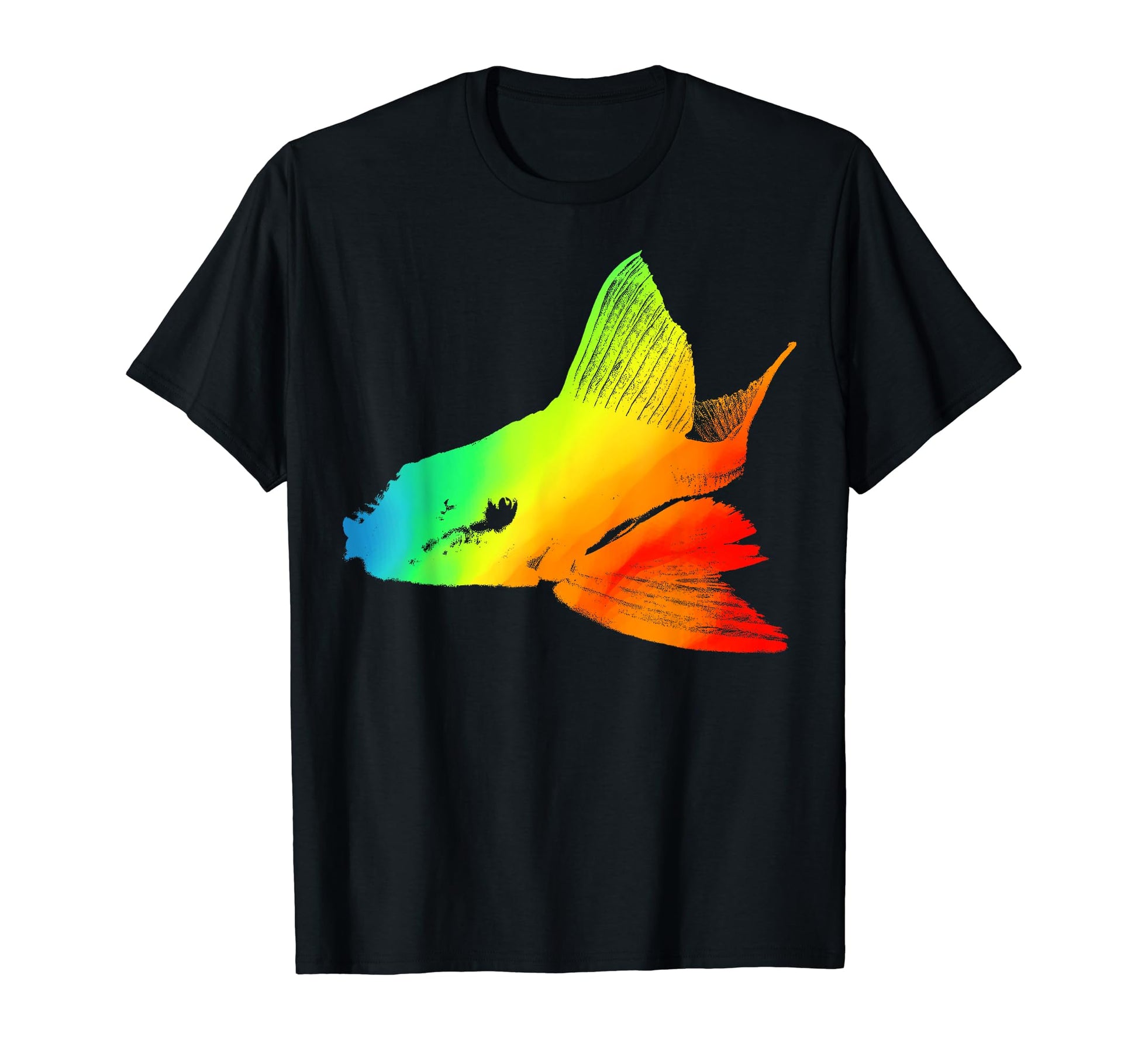 Bristlenose Pleco Colorful Rainbow T-Shirt - Minimalist Print Men Women - T-Shirt, Sweatshirt, Hoodie