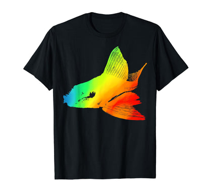 Bristlenose Pleco Colorful Rainbow T-Shirt - Minimalist Print Men Women - T-Shirt, Sweatshirt, Hoodie