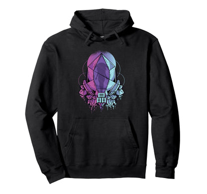 Crystal Prison Vaporwave Japanese Hoodie - Fun Novelty Design Men Women - T-Shirt, Sweatshirt, Hoodie