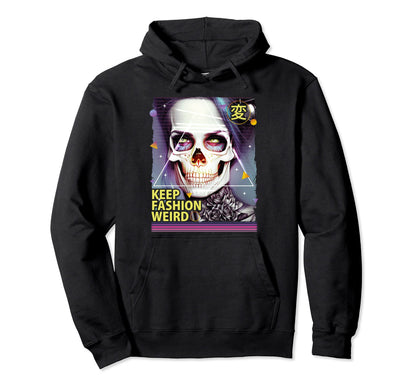 Cyberpunks Skull Japanese Vaporwave Anime Hoodie - Trendy Graphic Unisex - T-Shirt, Sweatshirt, Hoodie