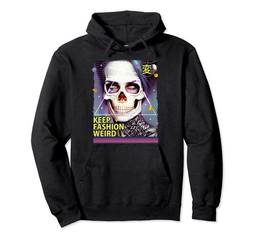 Cyberpunks Skull Japanese Vaporwave Anime Hoodie - Trendy Graphic Unisex - T-Shirt, Sweatshirt, Hoodie