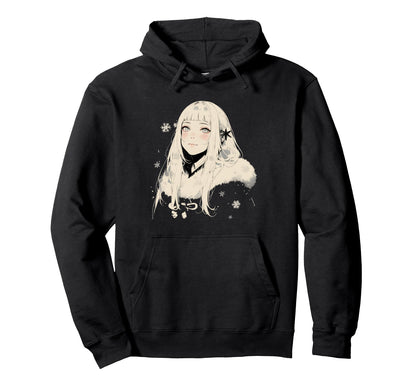 Goth Grunge Demon Anime Waifu Horror Hoodie - Novelty Apparel Men Women - T-Shirt, Sweatshirt, Hoodie