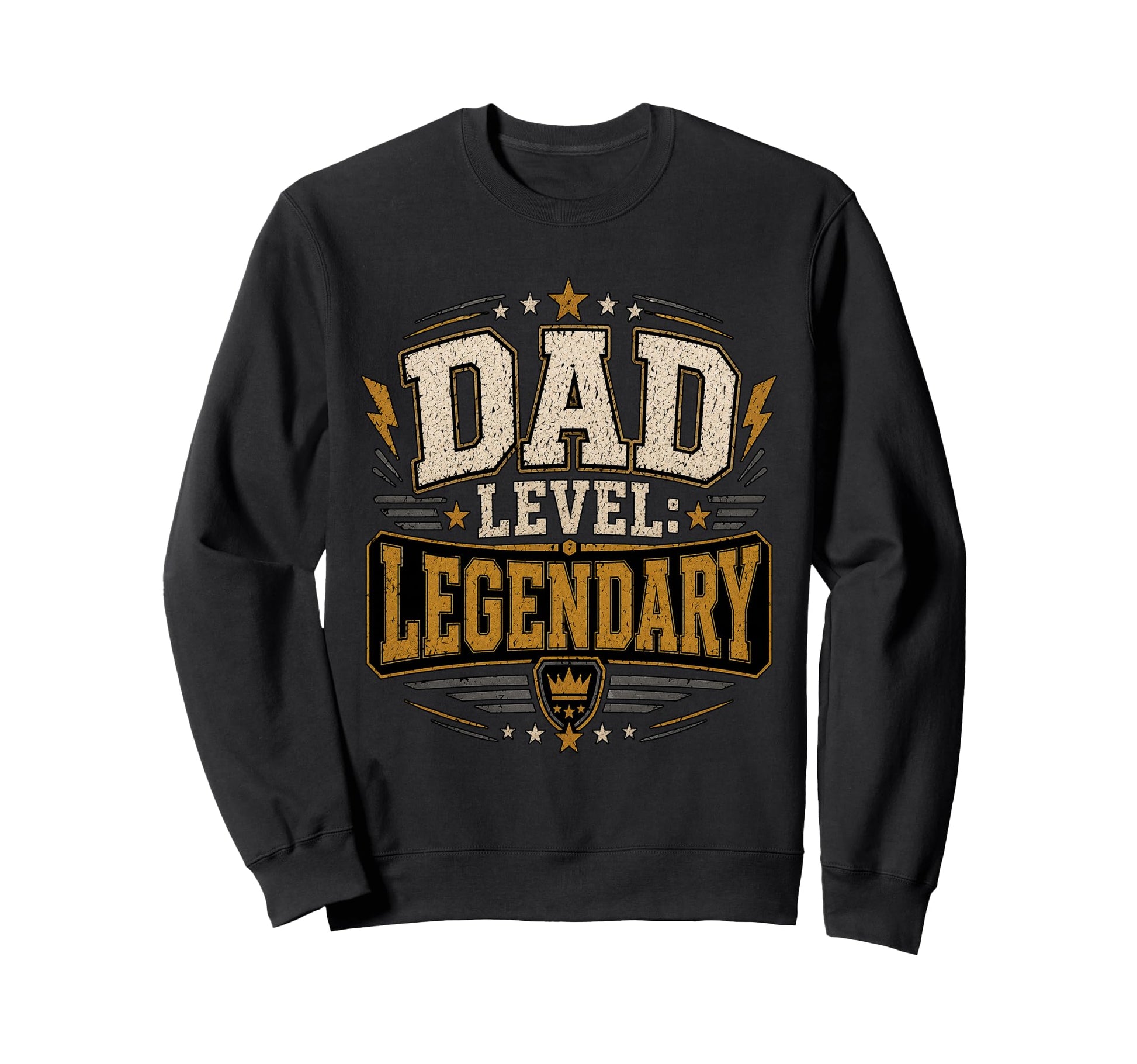 Gifts Dad Level Legendary Papa Sweatshirt - Trendy Graphic Men Women - T-Shirt, Sweatshirt, Hoodie