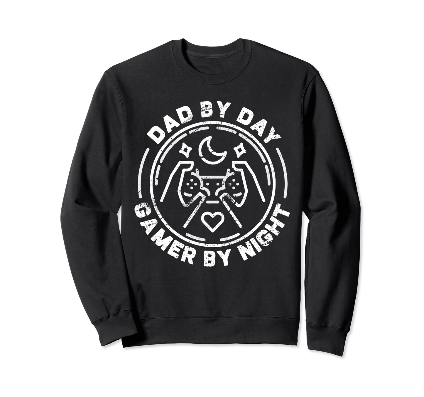 Funny Fathers Day Dad Day Gamer Sweatshirt - Aesthetic Graphic for Adults - T-Shirt, Sweatshirt, Hoodie