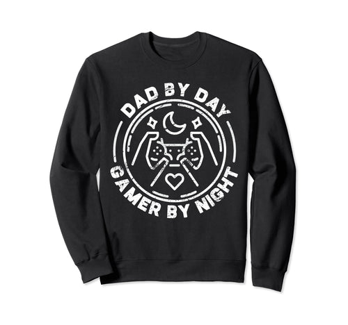 Funny Fathers Day Dad Day Gamer Sweatshirt - Aesthetic Graphic for Adults - T-Shirt, Sweatshirt, Hoodie