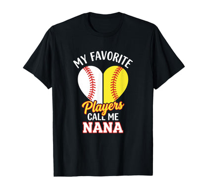 Nana Softball Novelty Tees Sweatshirt - Streetwear Style Men Women - T-Shirt, Sweatshirt, Hoodie