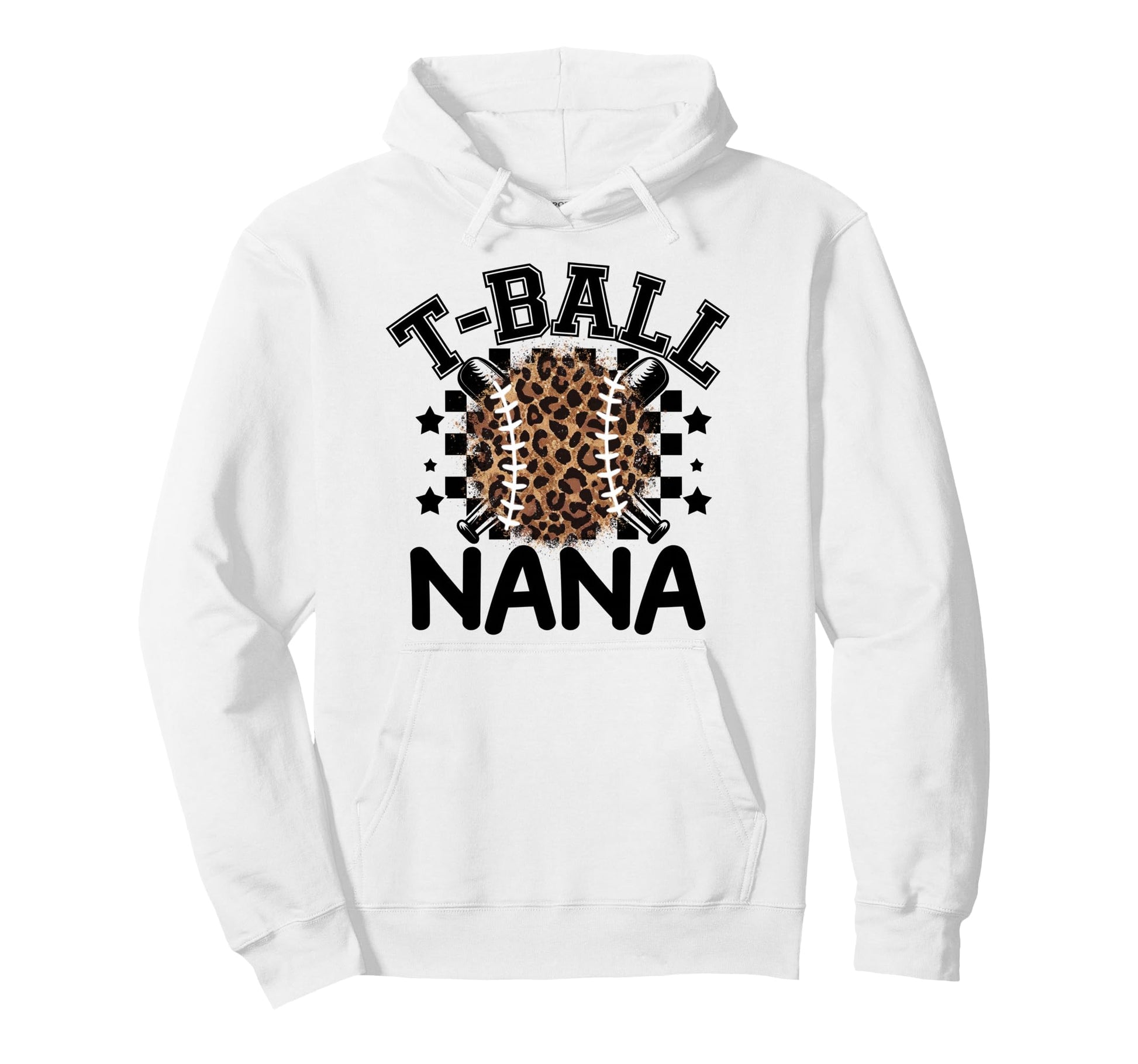 T Ball Teeball Nana Leopard Cheetah Hoodie - Streetwear Style Unisex - T-Shirt, Sweatshirt, Hoodie