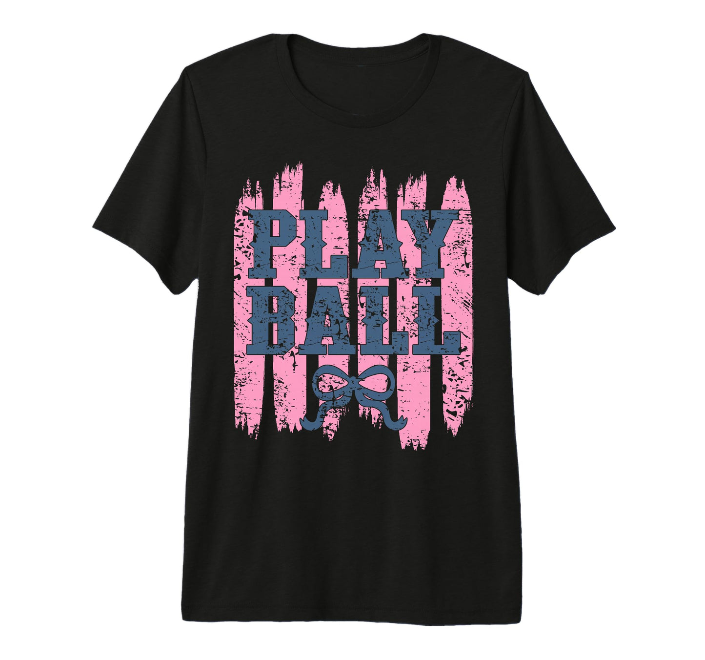 Play Ball Baseball Mom Coquette Bow T-Shirt - Trendy Graphic for Adults - T-Shirt, Sweatshirt, Hoodie