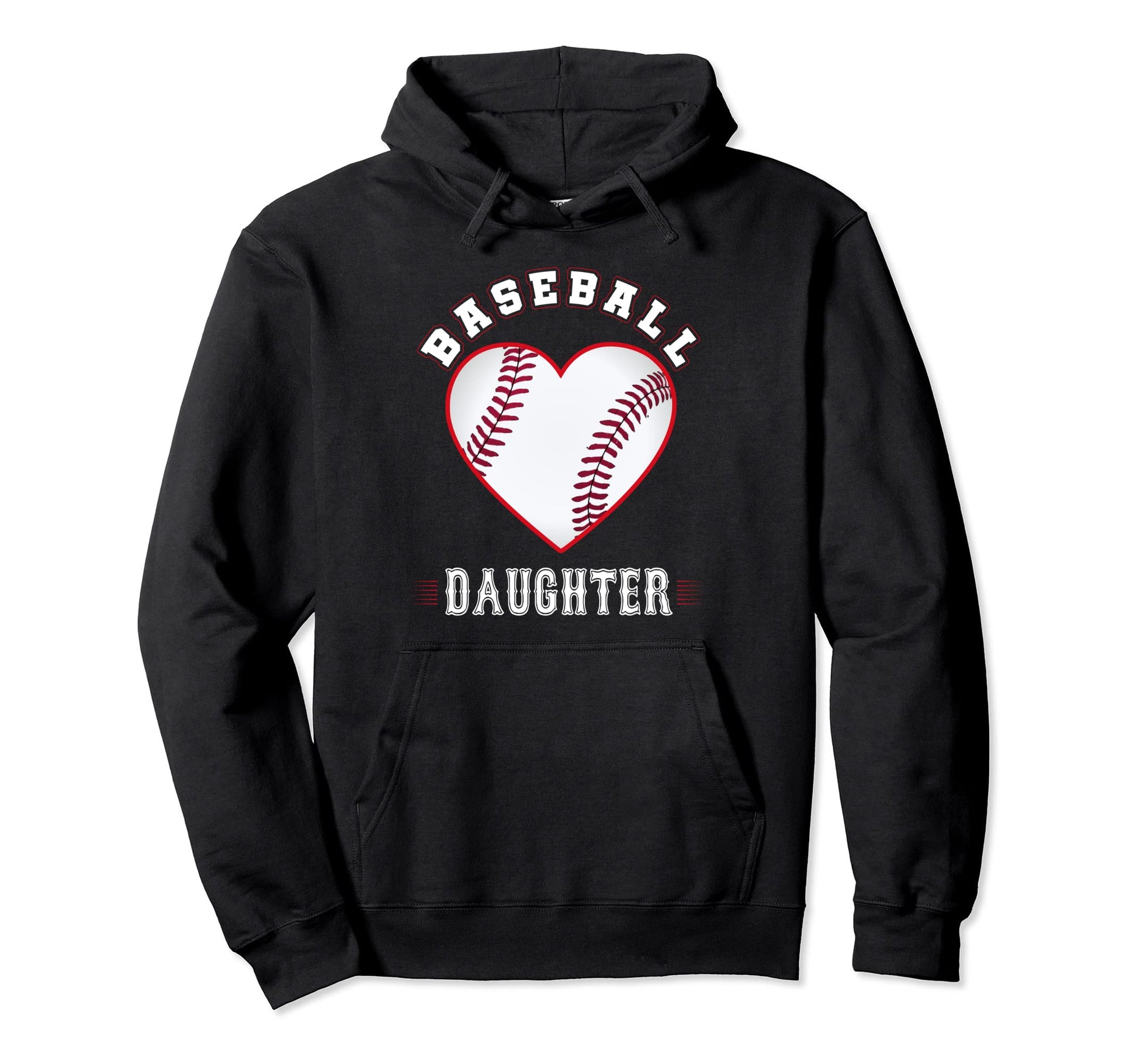 Daughter Baseball Gifts Funny Mothers Day Hoodie - Novelty Apparel Unisex - T-Shirt, Sweatshirt, Hoodie
