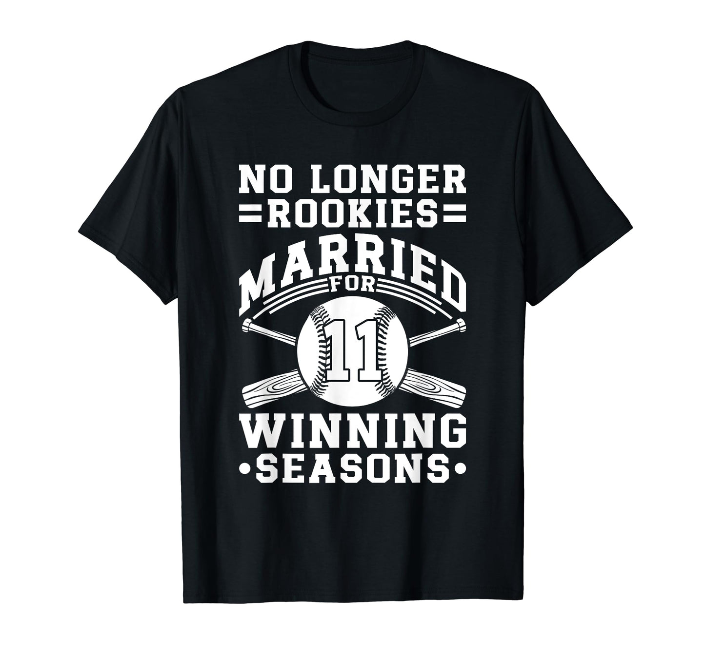 11Th Wedding Anniversary Baseball T-Shirt - Minimalist Print Men Women - T-Shirt, Sweatshirt, Hoodie