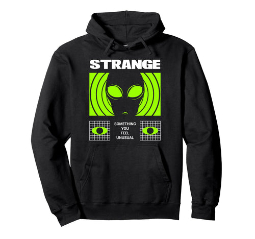Strange Alien Aesthetic Edgy Streetwear Hoodie - Novelty Apparel Unisex - T-Shirt, Sweatshirt, Hoodie