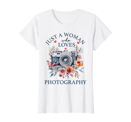 Photographer Camera Flowers Photography T-Shirt - Streetwear Style Unisex - T-Shirt, Sweatshirt, Hoodie