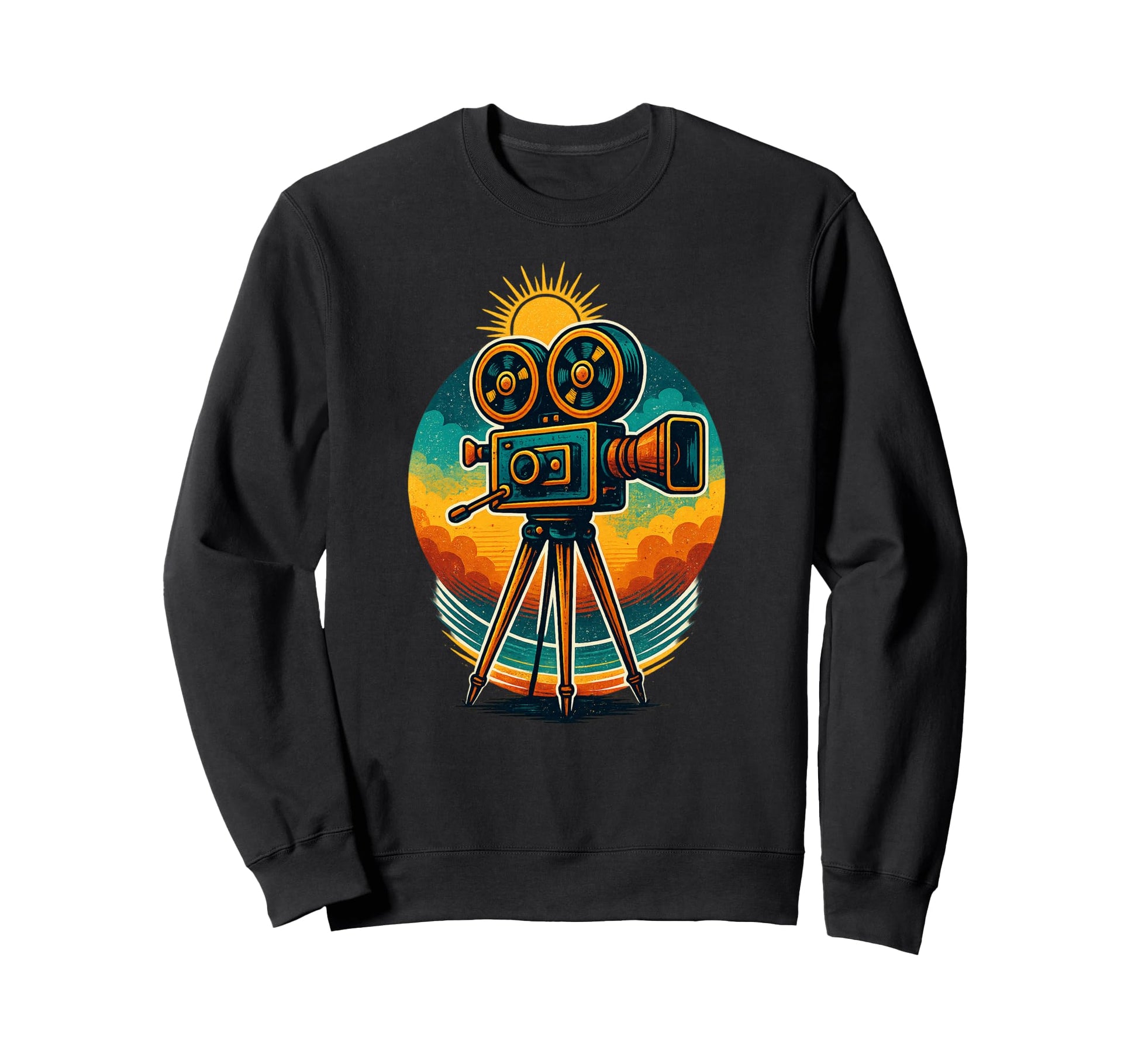 Movie Camera Film Art Cinephile Sweatshirt - Graphic Print Unisex - T-Shirt, Sweatshirt, Hoodie