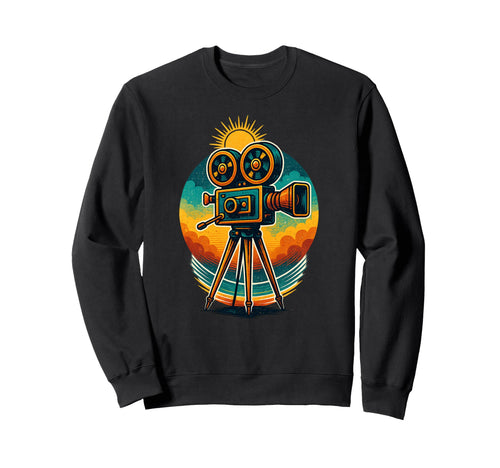 Movie Camera Film Art Cinephile Sweatshirt - Graphic Print Unisex - T-Shirt, Sweatshirt, Hoodie